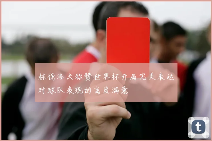 林德洛夫称赞世界杯开局完美表达对球队表现的高度满意